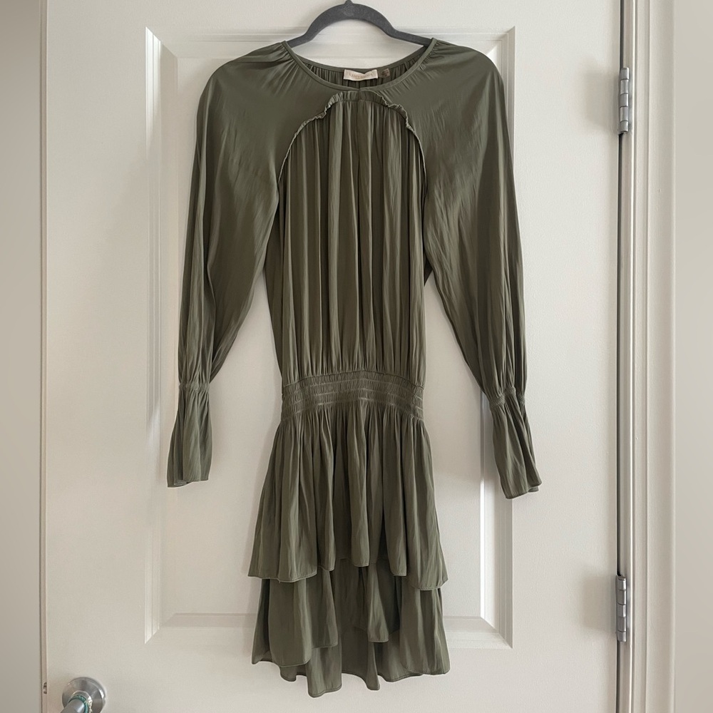 Green Ramy Brook Silk Dress
